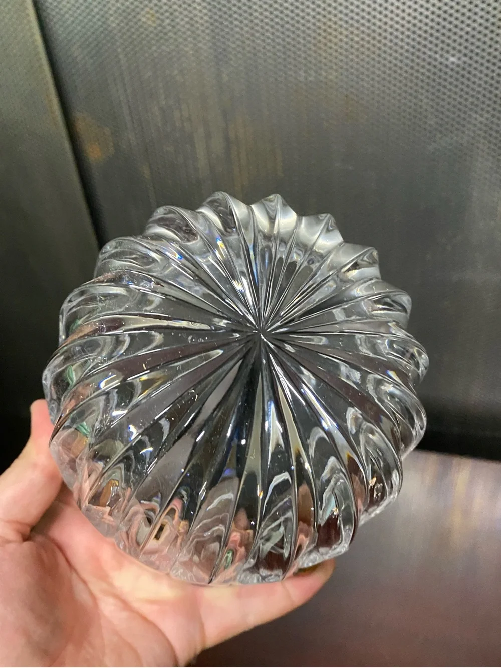 Rare Vintage Stardust Casino Las Vegas Cut Crystal Ice Bucket